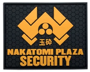 Nakatomi Plaza Security Patch [PVC Rubber -Hook Fastener Backing -NP7] - Picture 1 of 1