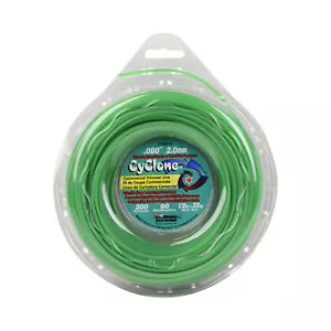 Cyclone CY080D1/2.080"x 200' Tagliacorde erba erba erba Linea Bordo Made in USA - Foto 1 di 2