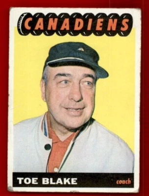 1965-66 Topps #1 Toe Blake CO BACK ISSUE - Image 1 of 2