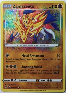 POKEMON ZAMAZENTA 102/185 SPADA E SCUDO TENSIONE VIVIDA INCREDIBILE RARO QUASI NUOVO - Foto 1 di 2