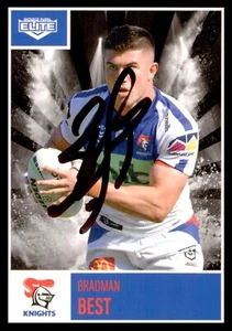 Signed 2022 Newcastle Knights NRL TLA Elite Card - Bradman Best - Bild 1 von 3