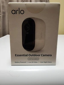 Arlo Essential Outdoor Cameras HD 2Nd Generation Wireless 1080P Security Camera - Picture 1 of 5