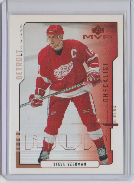 2000-01 Upper Deck MVP Checklist #220 Steve Yzerman Detroit Red Wings - Image 1 of 1