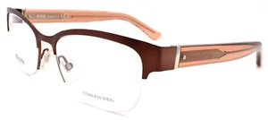 BOSS by Hugo Boss 0718 IIT Women's Eyeglasses Frames 51-17-140 Red Brown / Pink - Picture 1 of 3