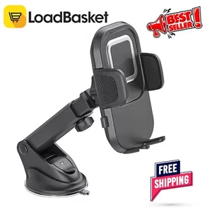 Car Phone Holder Universal Mount Mobile iPhone Windscreen Dashboard or Air Vent - Picture 1 of 8