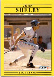 Fleer 1991 - #353 John Shelby - Imagen 1 de 2
