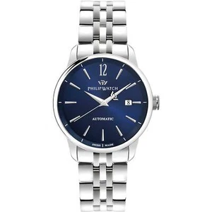 Philip Watch Anniversary Automatic Watch R8223150005 Men Steel 40 mm Blue - Picture 1 of 2