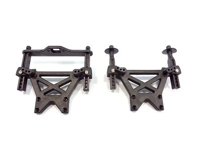New Traxxas T-Maxx 2.5 4910 Shock Tower Set Front Rear with Body Mounts .15 3.3 - Image 1 of 4