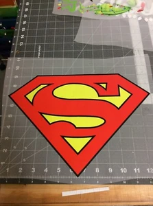 Heroes DC Superman Red/Yelow Letter S - 9"x13" Ready to Press DTF Heat Transfer - Picture 1 of 2