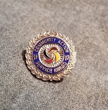 LMH PINBACK Tie Pin COMMUNITY ACTION Council 25 Year Service Award