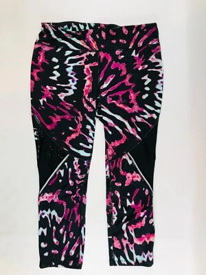 Pantalones de yoga Avia para mujer talla M 8-10 negro rosa blanco capri cintura elástica Foto 1 de 4