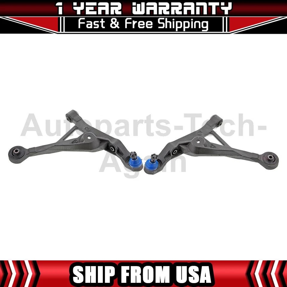 2 передних нижних рычага управления Mevotech с шарниром подходят для Chrysler Cirrus 1995-2000 годов выпуска - Изображение 1 из 4