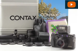 w/Actual Photo [TOP MINT in Trunk] Contax G2 BLACK+35/45/90mm TLA200 from JAPAN - Picture 1 of 24