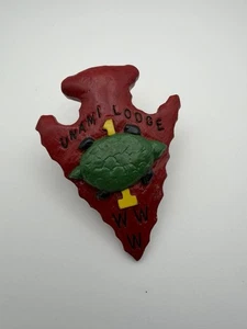 BSA Neal Arrowhead Turtle Unami Lodge WWW Neckerchief Slide SS-583 - Picture 1 of 7