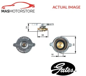 COOLANT EXPANSION TANK CAP GATES RC115 P NEW OE REPLACEMENT - Picture 1 of 5