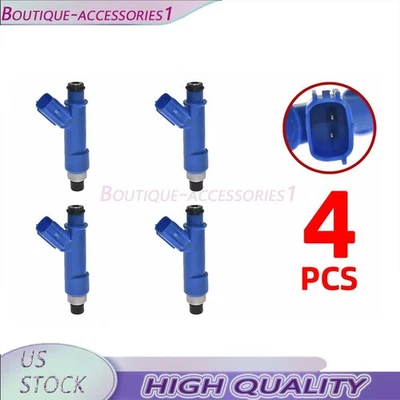 Nuevos inyectores de combustible 4 piezas para Toyota Corolla Matrix Pontiac Vibe 2004-2008 1,8 L Foto 1 de 4