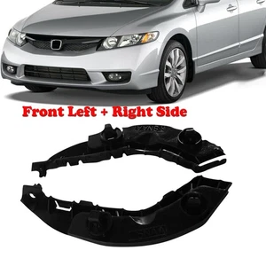 2x Staffa Distanziale Fermo Paraurti Anteriore Sinistro + Destro per Honda Civic 06-11 Berlina - Foto 1 di 7