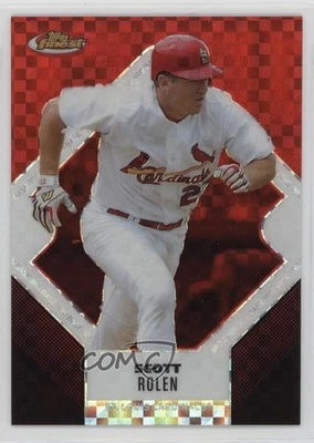 2006 Topps Finest Red X-Fractor /250 Scott Rolen #123 HOF - Image 1 of 2