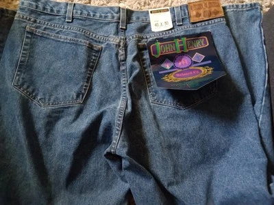Pantalones de mezclilla para hombre talla 40x30 *NUEVO* John Henry calce relajado pierna recta  Foto 1 de 4