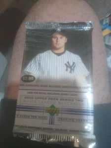 2002 Upper Deck Series 2 Baseball Trading Card Pack Sealed - Picture 1 of 1