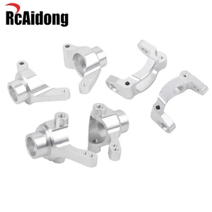 Aluminum Front C-Hubs Rear Uprights for Tamiya DF02 TT-02B RC Buggy Car Upgrades - Picture 1 of 9