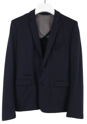 Hugo Boss Blazer Hombre GB 50 Azul Marino un Solo Pecho Ajustada Bolsillo - Imagen 1 de 4