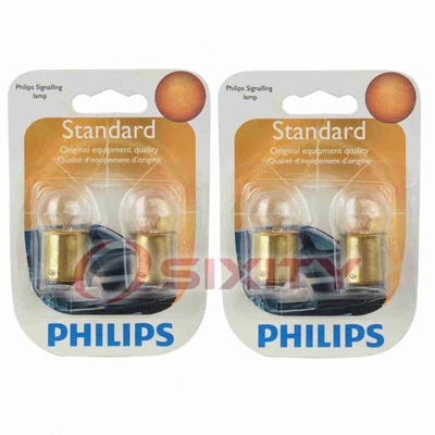 2 pc Philips Tail Light Bulbs for Plymouth Deluxe P15 Deluxe P15 Special jd - Image 1 of 4