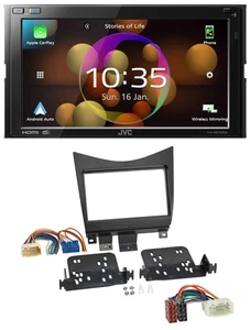 JVC DAB MP3 2DIN Bluetooth USB Autoradio für Honda Accord 02-08 schwarz - Bild 1 von 8