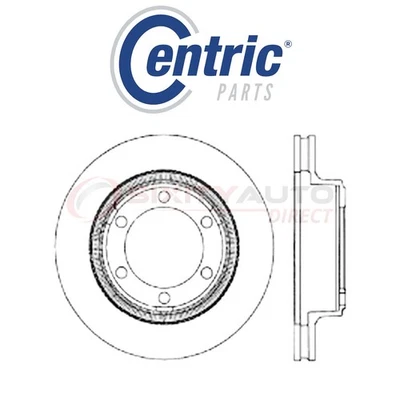 Centric Disc Brake Rotor for 1984-1989 International Harvester S1753 6.8L ig Foto 1 de 4