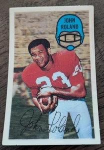 1970 Kellogg's 3-D Super Stars Xograph Football #44 Johnny Roland Cardinals EX - Foto 1 di 2