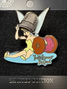 WDW Tink's Summer Pin Quest 2004 TINKER BELL w THIMBLE Pin LE 1000 PP30980 HTF! - Picture 1 of 4