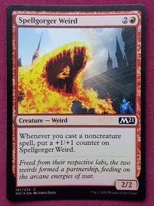 Magic The Gathering 2021 CORE SET M21 FOIL SPELLGORGER WEIRD red card MTG - Picture 1 of 2