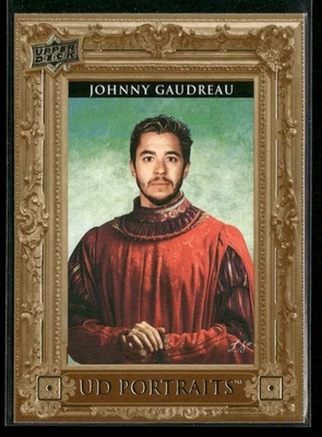 2023-24 Upper Deck Series 1 - Ud Portraits Johnny Gaudreau #P-3 - Image 1 of 2