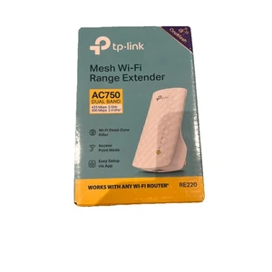 TP-Link AC750 WiFi Extender OneMesh-  RE220 BRAND NEW UNOPENED - Picture 1 of 5