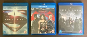 DCU Trilogy - Man of Steel, Batman V Superman, Justice League Synder Cut Blu-Ray - Picture 1 of 3