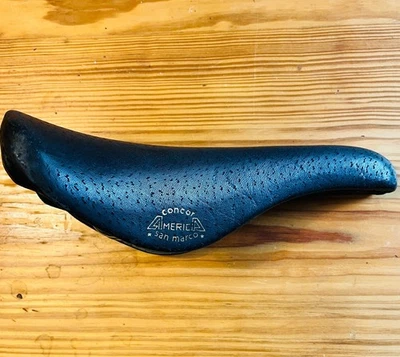 Vintage Selle San Marco Concor Supercorsa America Flag Bike Saddle - Image 1 of 4