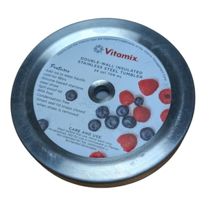 Vitamix Becher doppelwandig isoliert Edelstahl 24oz ohne Strohhalm - Bild 1 von 2