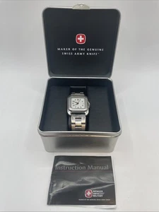 Vintage Swiss Army Tank Style Watch w/ Date 1990's ? - Picture 1 of 7