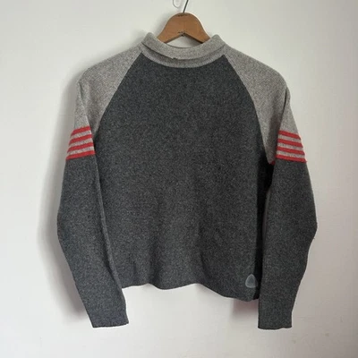 Suéter de lana vintage Nike ACG para mujer grande a rayas cuello alto peso pesado Foto 1 de 4