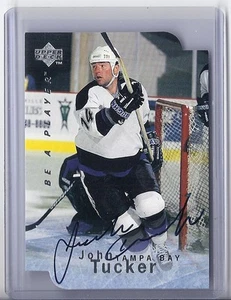 1995-96 UPPER DECK BE A PLAYER JOHN TUCKER AUTO BAP UD SIGNATURE DIE CUT - Picture 1 of 1