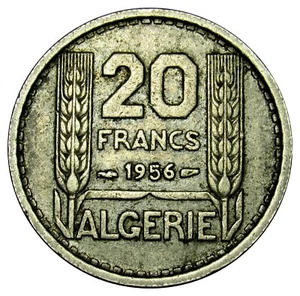 Algeria 20 Francs coin 1956 KM#91 - Picture 1 of 2