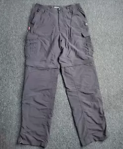 Craghoppers Pants Mens Sz 34" Large Brown NosiLife Trousers Convertible Zip Off - Picture 1 of 24