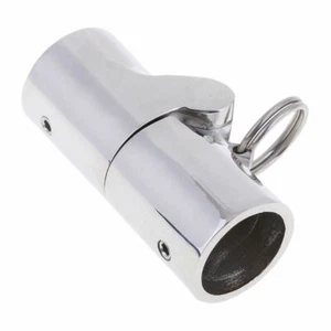 1Pcs 22mm Boat 316 Stainless Steel Folding Swivel Coupling Pipe Connector Marine - Imagen 1 de 5