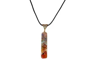 Womens Jewelry Natural Gemstones Copper Orgonite Chakra Healing Pendant Necklace - Picture 1 of 8