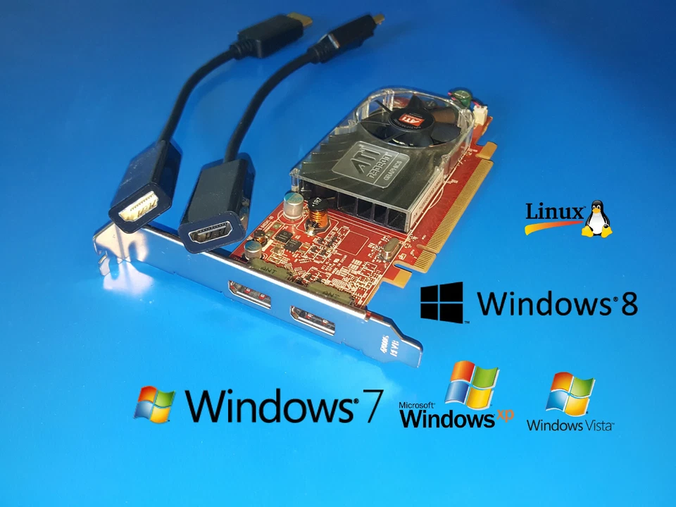 Dell Optiplex 3020 7020 9020 Tower Full Height AMD Dual HDMI Video Graphics Card - Image 1 of 1