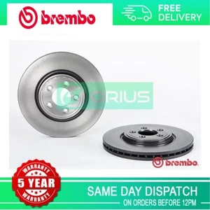 Fits Jaguar XF 2008-2015 S-Type 1999-2007 XJ 2003-2009 Brake Disc Front Brembo - Picture 1 of 4