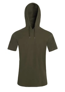 Men's Light Weight Short Sleeves Hoodie - Picture 1 of 22