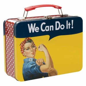 ROSIE THE RIVETER - Smithsonian Classic Tin Tote / Metal Lunch Box - Picture 1 of 5
