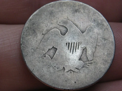 1840-O - 1860-O Silver Seated Liberty Quarter- New Orleans Lowball, Heavily Worn Cover