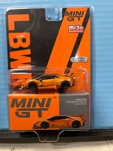 1/64 MINI GT MIJO EXCLUSIVES LAMBORGHINI HURACAN GT LB WORKS ORANGE - Picture 1 of 2